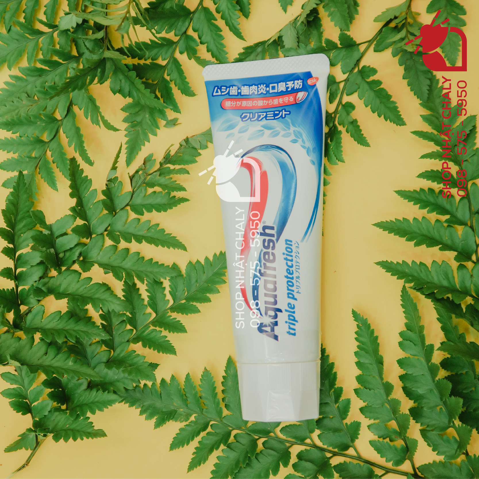 Tuýp kem đánh răng Aquafresh Nhật review cao bởi khả năng làm sạch mảng bám ưu việt, hương thở thơm tho lại có giá thành vô cùng dễ chịu