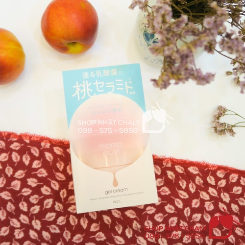 Review kem dưỡng da trái đào Momopuri Gel Cream mới | Shop Nhật Chaly