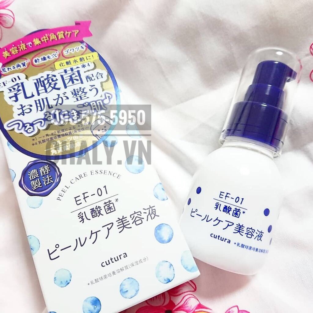 Cutura Peel Care sữa chua là tẩy da chết Nhật Bản dạng tinh chất, với thành phần từ trái cây dịu nhẹ. An toàn cho da mẫn cảm, bà bầu, mẹ cho con bú