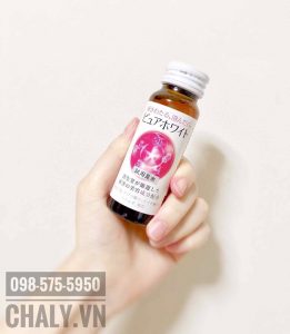 Sản phẩm collagen nước Nhật Bản Pure White dành cho chị em vừa muốn chống lão hoá tốt, vừa muốn trị nám tàn nhang hoặc dưỡng trắng da. Collagen dạng nước của Nhật Pure White có giá 820k hộp 10 chai