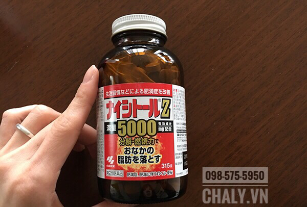 Thuốc giảm mỡ bụng nhật 5000 so với các loại viên uống giảm cân của Nhật khác là hiệu quả nhanh hơn. Cần uống nhiều nước khi sử dụng viên giảm cân này
