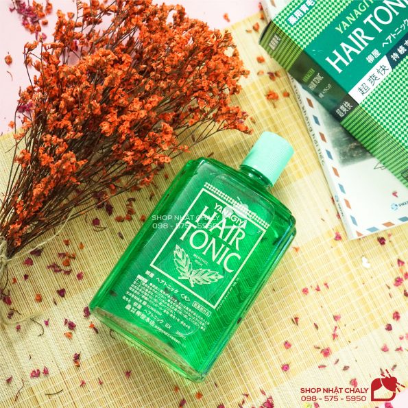 Thuoc chong rung toc Hair Tonic Yanagiya (Xanh dam) 01