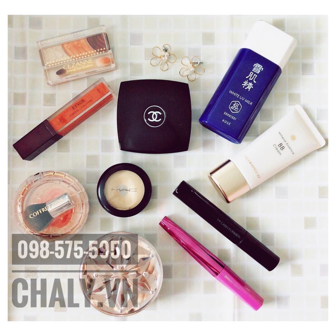Mình có thói quen dùng luôn chai kem chống nắng kose milk 60g làm kem lót trang điểm, rất mỏng nhẹ, cực thích