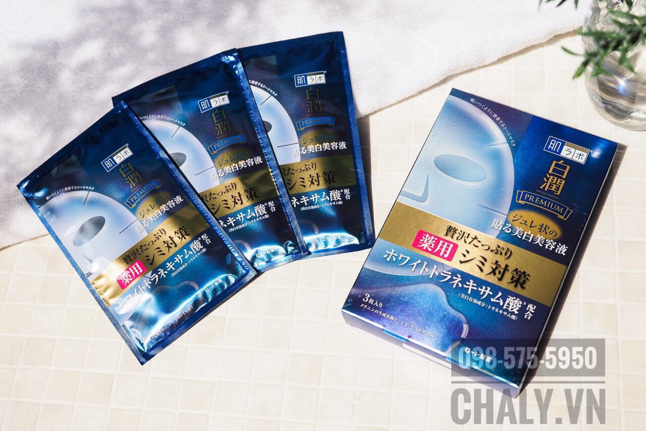 Sản phẩm mặt nạ làm trắng da và se lỗ chân lông Hada Labo Shirojyun Premium mới 2019 đạt số điểm review cao, hiện đang thuộc top mặt nạ được săn lùng nhất hè 2019