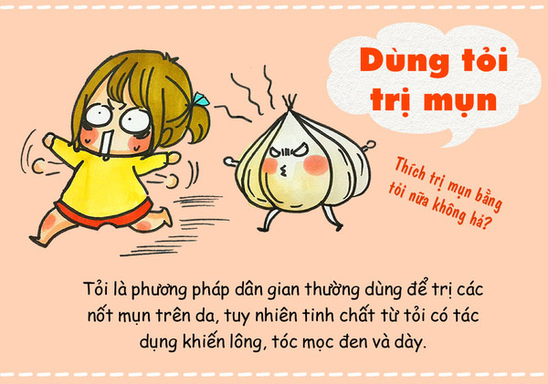 Không nên trị mụn bằng tỏi, vừa không đảm bảo hiệu quả, vệ sinh lại vừa làm lông mọc nhanh hơn