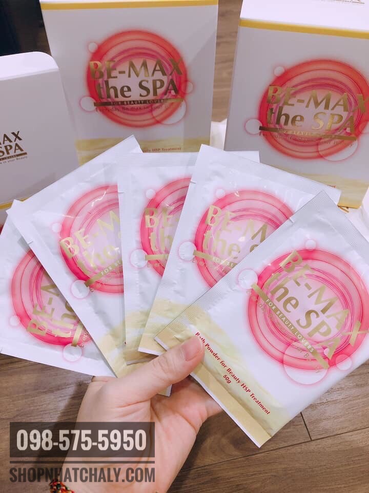 muoi tam trang Be Max The Spa Bath Powder nhat 02