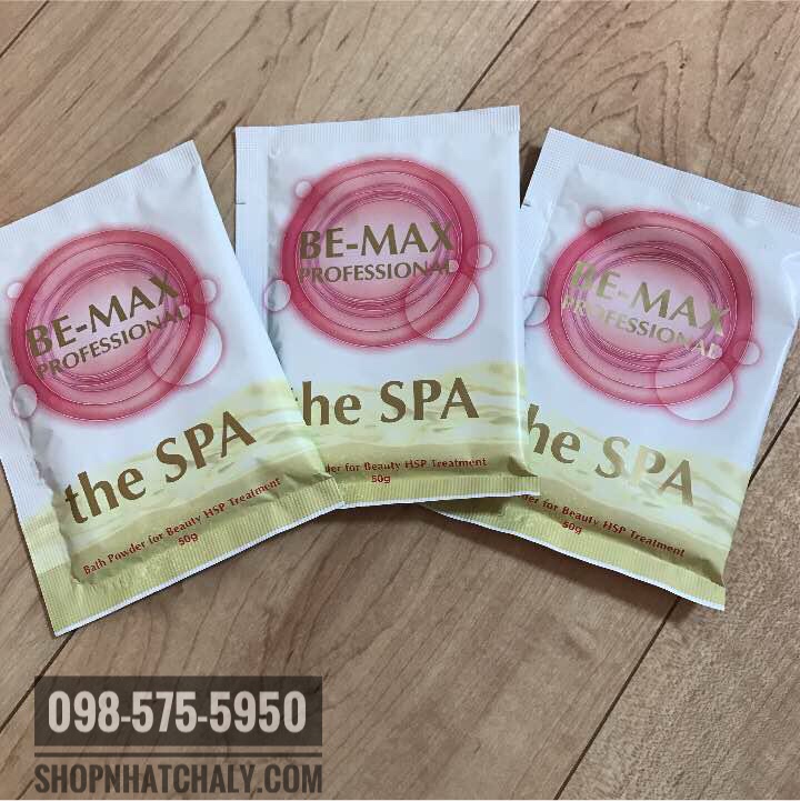 muoi tam trang Be Max The Spa Bath Powder nhat 07