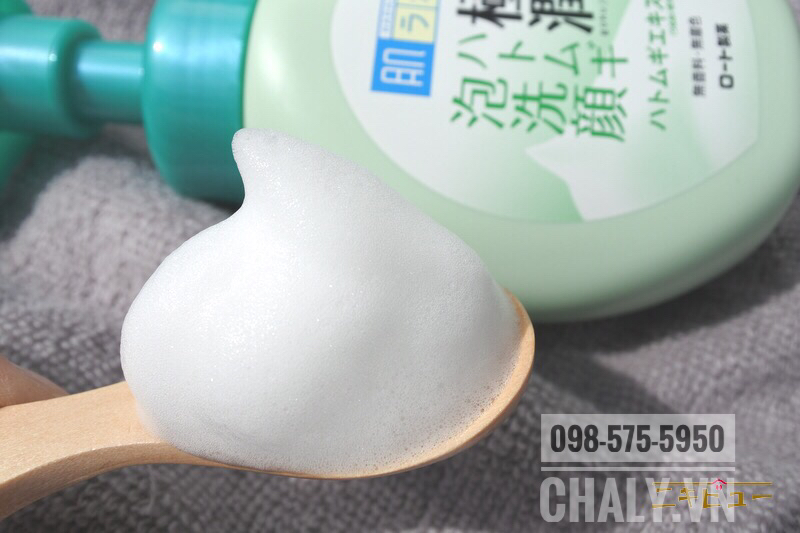 Chai sữa rửa mặt Hada Labo màu xanh 160ml có tính kháng viêm diệt khuẩn, phù hợp da dầu da mụn