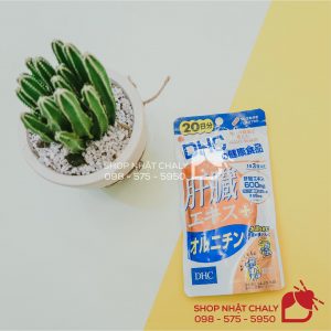 Viên thuốc mát gan ở Nhật Bản DHC 60 viên 20 ngày đặc biệt tốt cho người nóng trong, thường xuyên bia rượu, lười ăn rau, giúp hỗ trợ thải độc cho gan, trị mụn, giảm nguy cơ xơ gan và ung thư gan