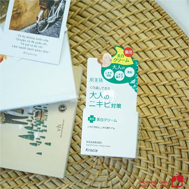 Review kem dưỡng đa năng cho da mụn Kracie Hadabisei | Shop Nhật Chaly