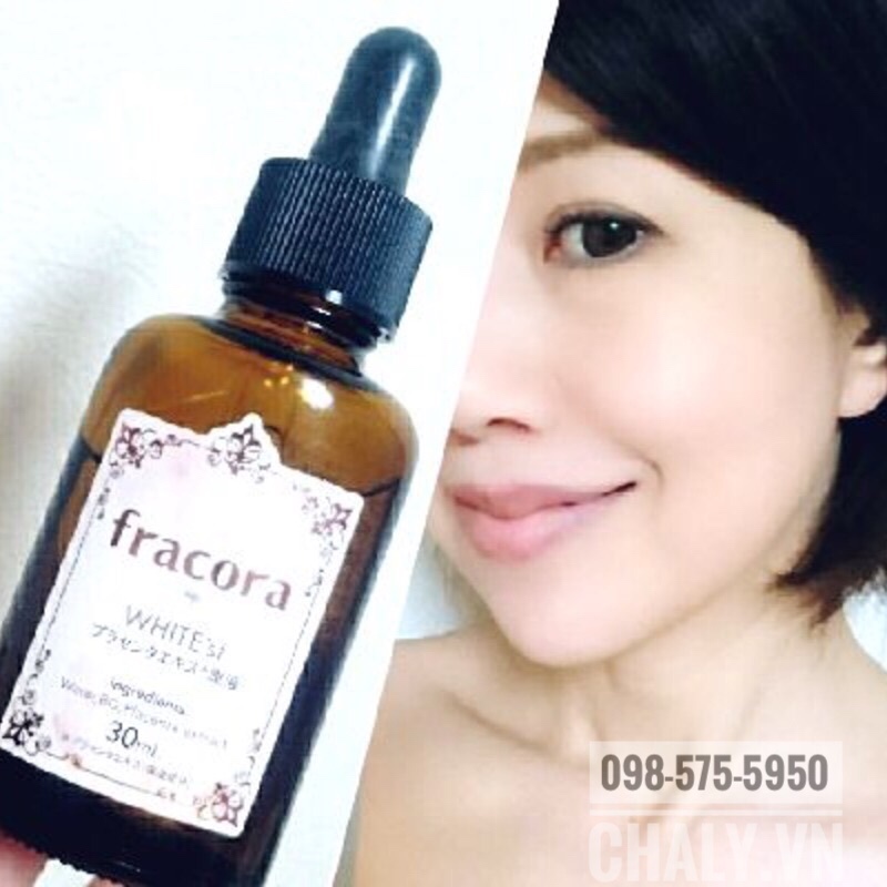 Dùng tinh chất chống lão hoá Fracora white enrich thường xuyên là bí quyết để da mình chả bao giờ sạm hay nhăn dù mình đi nắng khá nhiều