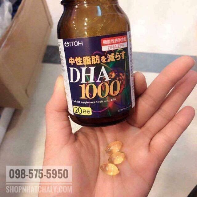 Một lọ DHA 1000mg & EPA 14mg itoh 120 viên mình uống được trong 4 tháng lận do mình giảm liều. Thấy rất hiệu quả