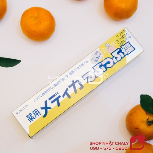 Kem đánh răng Sunstar Japan có thành phần tinh thể muối độc đáo giúp ngừa viêm miệng, chống tụt lợi và các bệnh nha chu