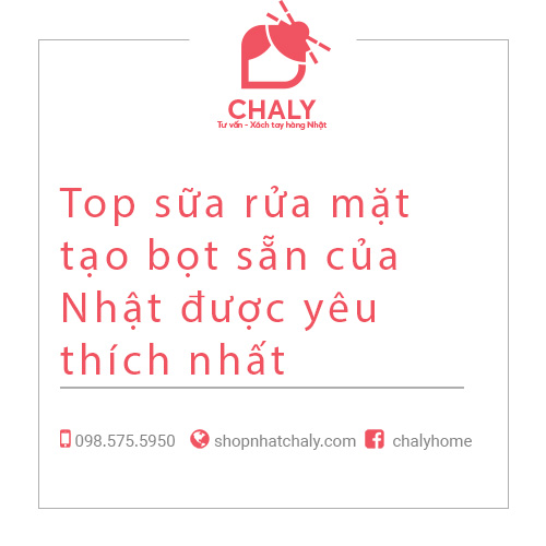 Top sữa rửa mặt tạo bọt sẵn của Nhật được yêu thích nhất