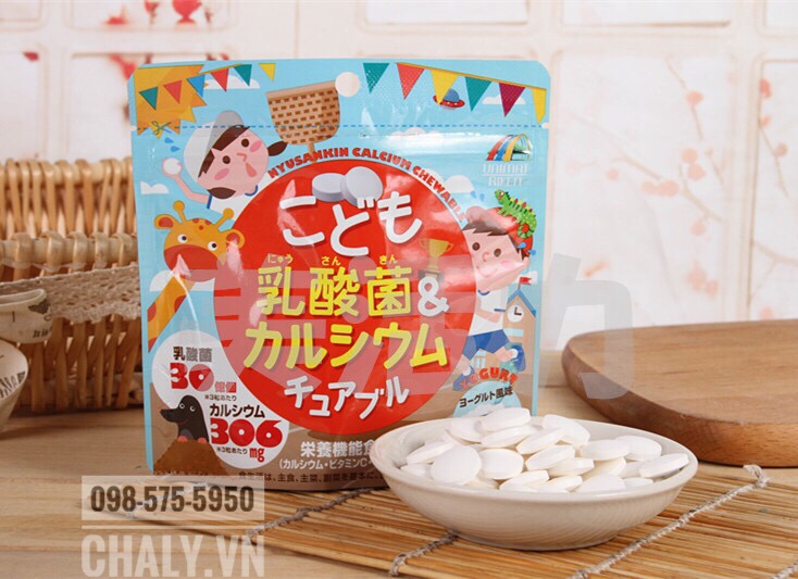 Sữa chua khô Unimat Riken là viên kẹo bổ sung canxi tăng chiều cao cho trẻ được review cao, nhiều bà mẹ yêu thích