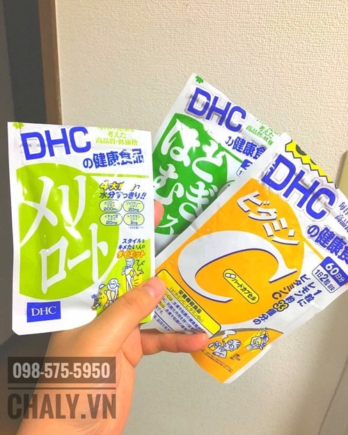 Mình khá ưng viên uống DHC, hiện ngoài viên giảm béo đùi còn uống cả viên trắng da và viên vitamin C nữa