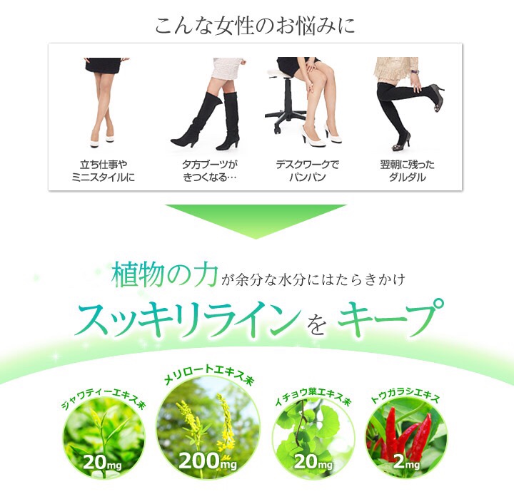 Viên làm thon đùi của Nhật DHC gồm toàn chiết xuất thiên nhiên, rất lành tính, an toàn sức khoẻ