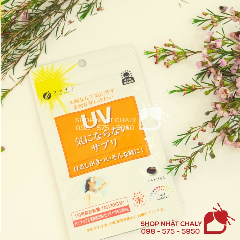 Viên uống chống nắng Nhật Bản Fine Japan rất được phụ nữ Nhật Bản ưa chuộng để duy trì làn da trắng sứ mơ ước