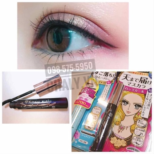 Mascara heroine make kiss me dùng tự nhiên kinh khủng, mi giữ được cong cỡ này rất oke. Giá cũng rẻ