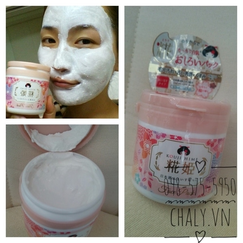 Mặt nạ Kouji Face Pack giúp làm mờ sạm xỉn và se khít lỗ chân lông rất hiệu quả