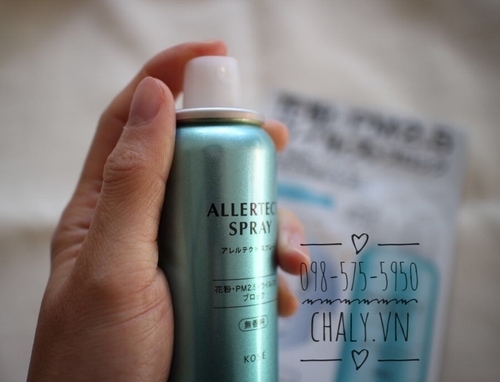 Chai xịt kháng khuẩn Kose allertect có đầu xịt tia nhỏ, dễ dùng
