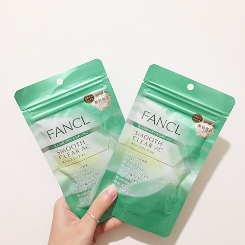 Viên uống trị mụn Fancl Smooth Clear AC tương đối dễ uống nhưng hiệu quả điều trị không thực sự cao
