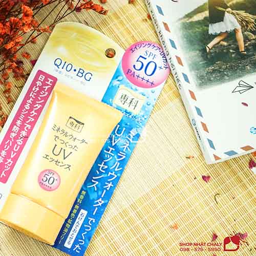 Shiseido Senka UV Essence có độ ẩm và thành phần dưỡng da tốt, được yêu thích bởi chị em lớn tuổi, da thiếu ẩm, lão hoá