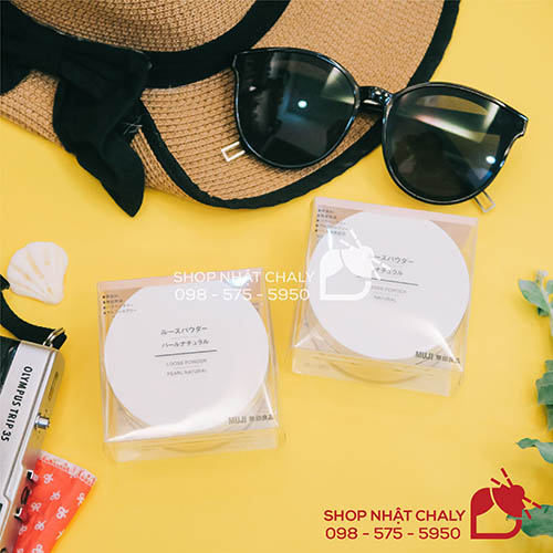 phan phu Muji Loose Powder danh cho da man cam 13