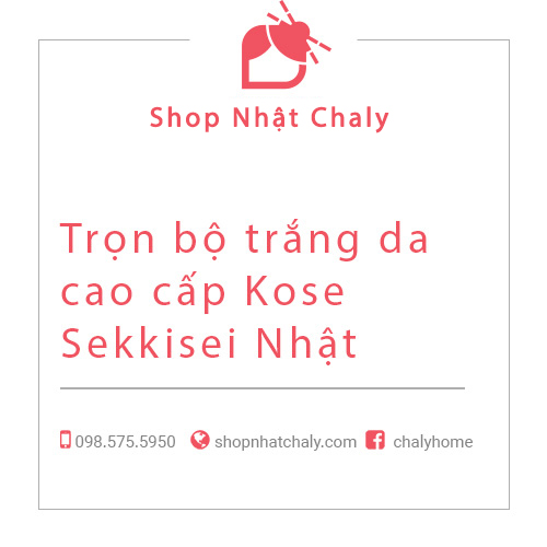 Tron bo trang da cao cap Kose Sekkisei Nhat