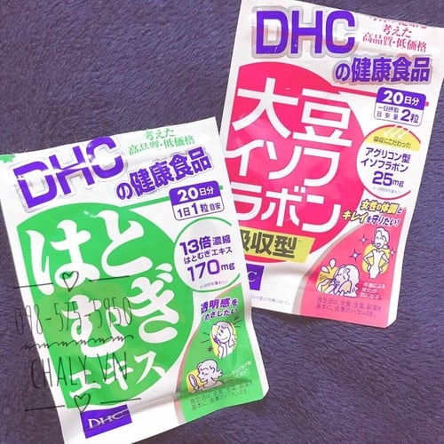 Viên uống trắng da DHC và viên DHC mầm đậu nành của Nhật - 2 loại thực phẩm chức năng DHC bán chạy hàng đầu