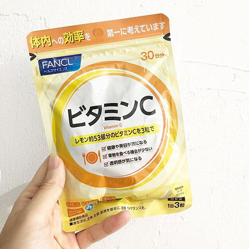 Viên uống bổ sung vitamin C và vitamin P Fancl Nhật