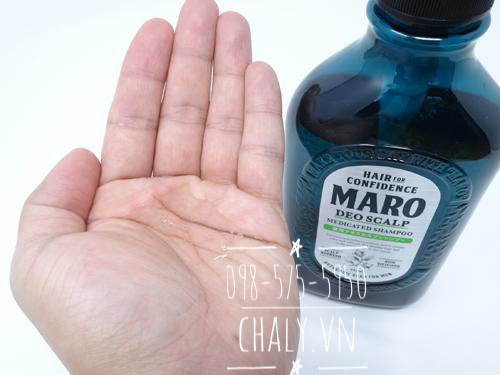 Dầu gội trị gàu Maro Deo Scalp là dòng dành riêng cho nam giới