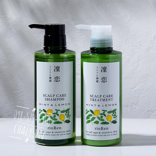 Bộ Rinren Medicated Scalp Care sở hữu design khá quý phái và bắt mắt