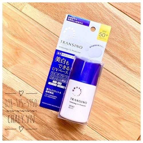 Review kem chống nắng Transino Whitening UV Protector SPF 50 | Shop Nhật Chaly