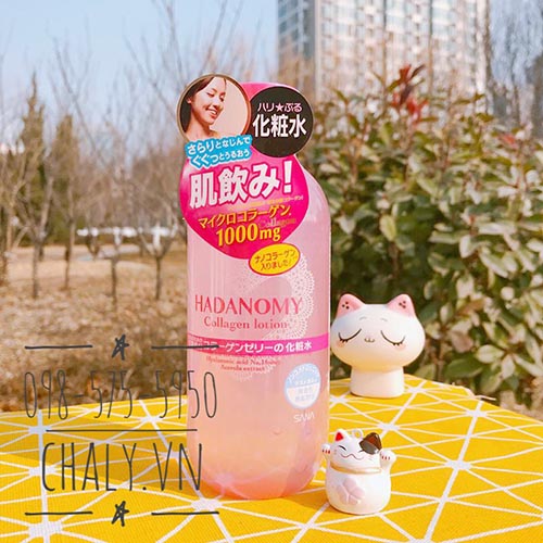 Nuoc hoa hong Sana Hadanomy Collagen Lotion Nhat 03