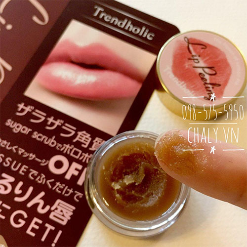 Cận cạnh texture của Trendholic Lip Peeling Nhật