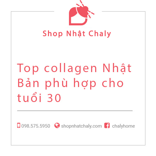 Top collagen Nhật Bản phù hợp cho tuổi 30