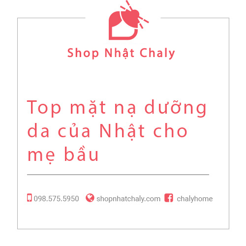 Top mặt nạ dưỡng da của Nhật cho bà bầu