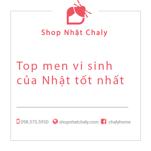 Top men vi sinh của Nhật tốt nhất