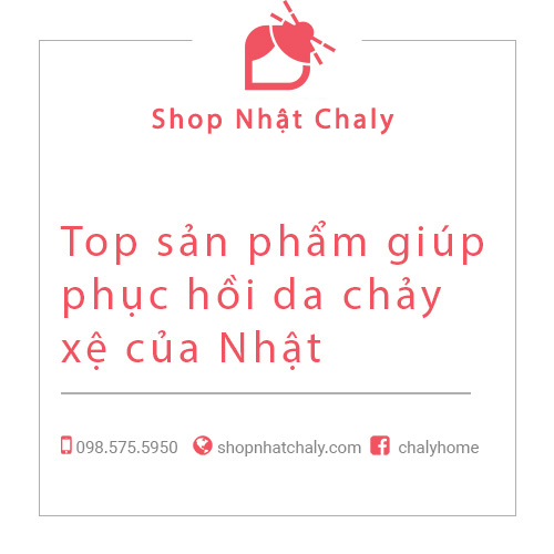 Top sản phẩm giúp phục hồi da chảy xệ của Nhật