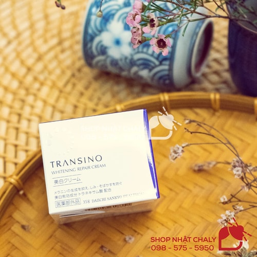Review kem trị nám Transino Whitening Repair Cream EX Nhật mới | Shop Nhật Chaly