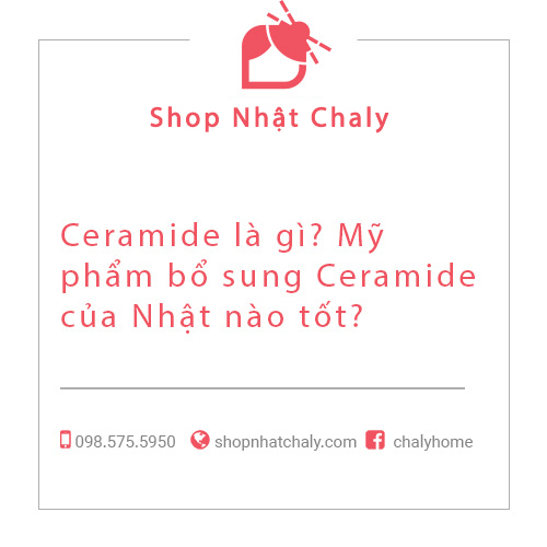 Top mỹ phẩm bổ sung Ceramide của Nhật