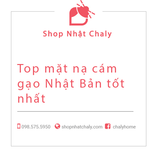 Top mặt nạ cám gạo Nhật Bản tốt nhất