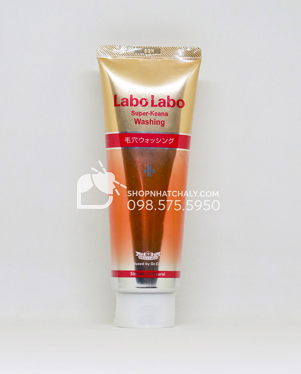 Sữa rửa mặt Nhật se khít lỗ chân lông Labo Labo Super Keana Wash 120g hot | Shop Nhật Chaly