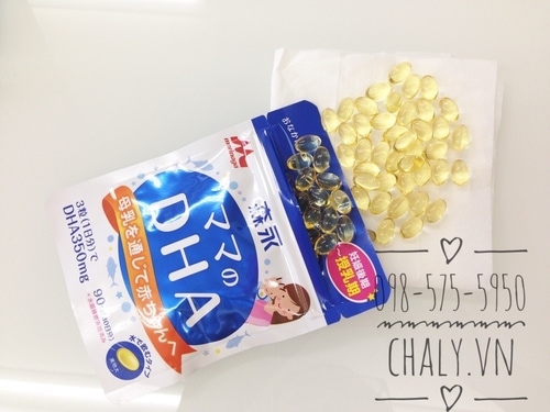 Viên uống DHA cho bà bầu Nhật Bản tốt nhất hiện nay có thể nói tới là Mama no DHA của Morinaga 90v