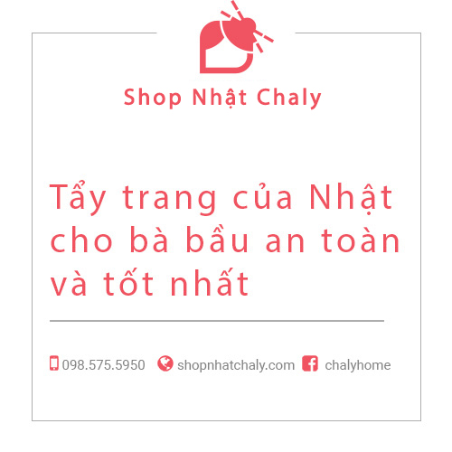 Tẩy trang của Nhật cho bà bầu