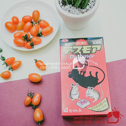 Thuốc diệt chuột Dethmor được nhiều thế hệ người Nhật tin dùng