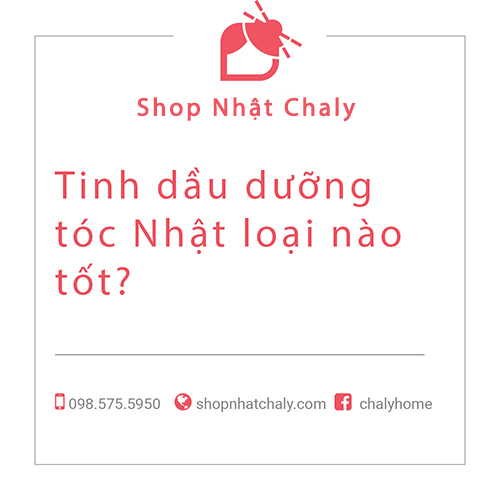 Top tinh dầu dưỡng tóc Nhật Bản được chuộng nhất năm 2020