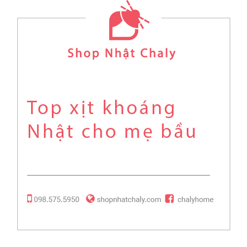 Top xịt khoáng Nhật cho mẹ bầu