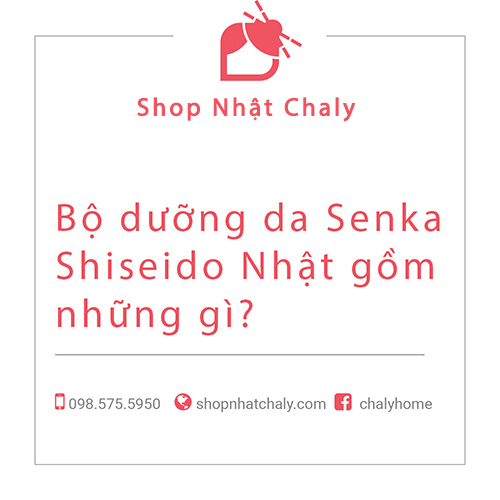 Top mỹ phẩm Shiseido Senka nội địa Nhật được chuộng nhất 2022 | Shop Nhật Chaly